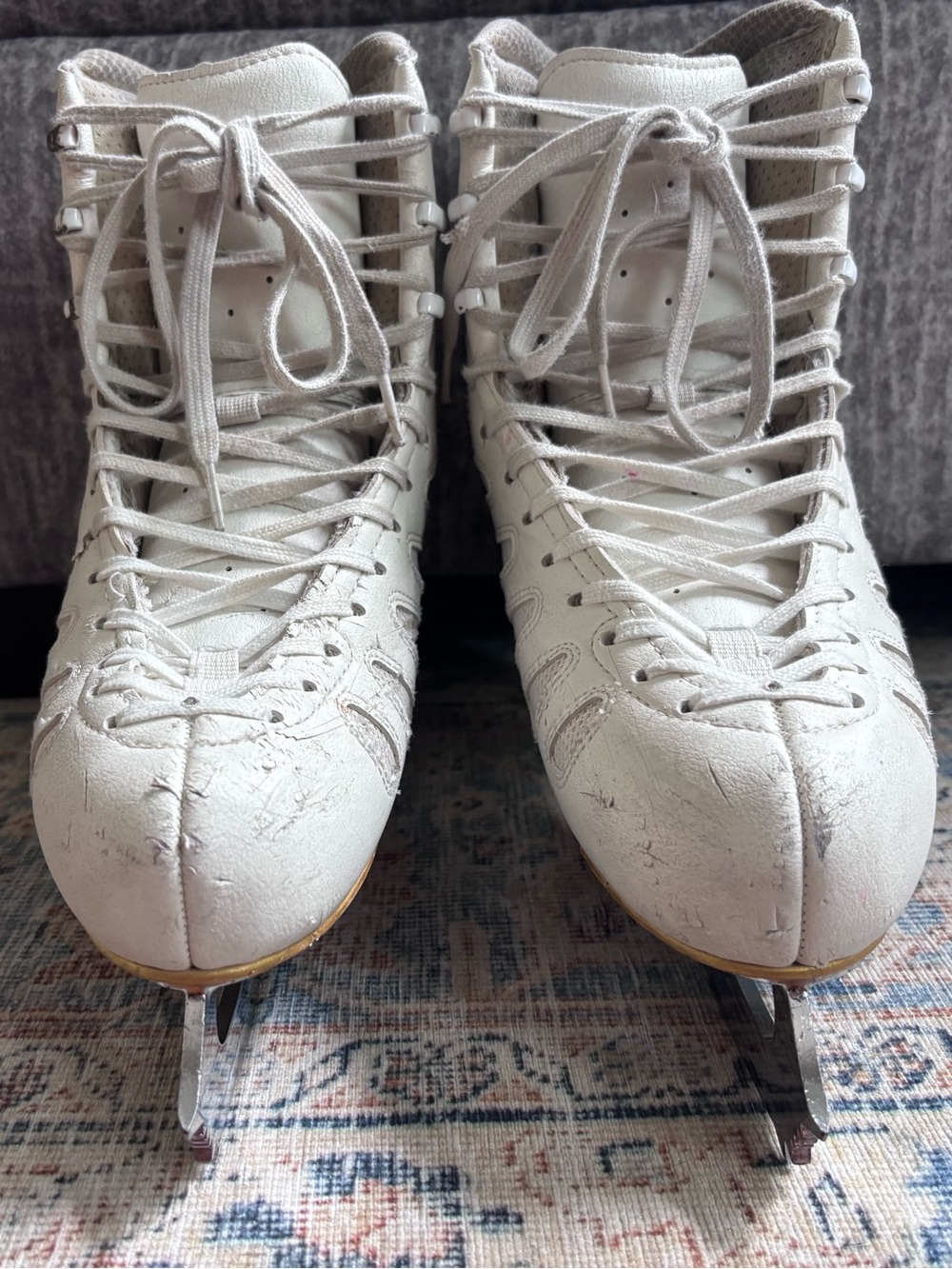 Women’s Edea Piano Figure Skates – Size 280B with John Wilson Pattern 99 Blades